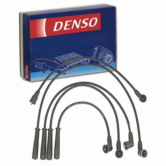 DENSO Spark Plug Wire Set compatible with Toyota Pickup 2.2L 2.4L L4 1979-1988