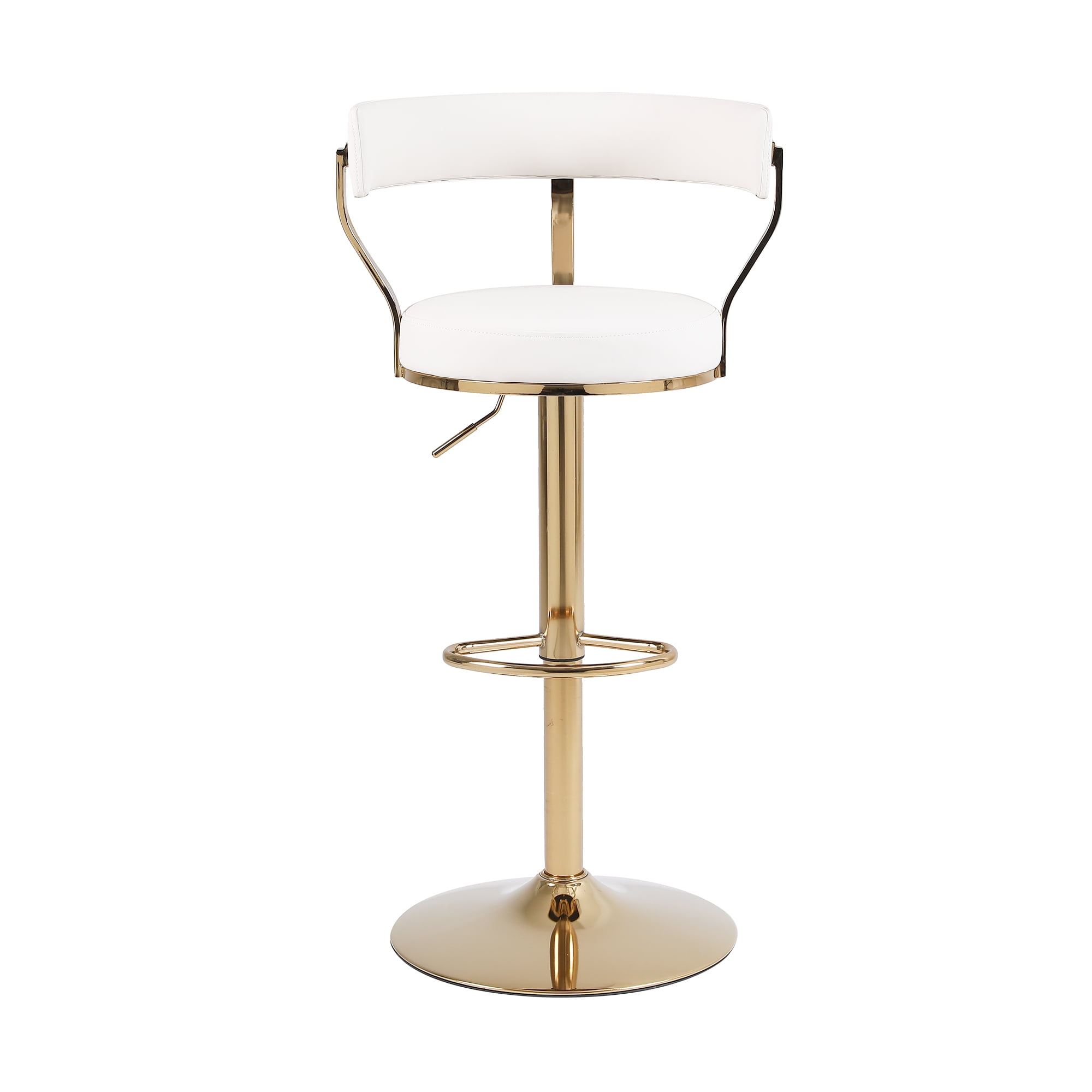 Kadyn Adjustable Counter Height Swivel Barstools with Back and Footrest for Home, Beige, 1PCS Kadyn Adjustable Counter Height Swivel Barstools with Back and Footrest for Home, Beige, 1PCS