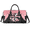 Blue, variant on Herdesigns Cheer Black Grey Travel Duffle Bag Sport Gym Bag, Waterproof Weekender Overnight Carry on Tote for Women Men,