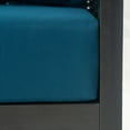 thumbnail image 6 of Felix Outdoor Patio Club Chair, Acacia Wood Wicker Armchair with Cushions, Black+Dark Teal, 6 of 12