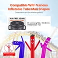 thumbnail image 3 of Soplador inflable Tube Man VEVOR de 1 HP para tubo de 18 pulgadas, 3 of 9