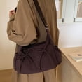 thumbnail image 2 of ibiyuan Tote Bags Women Japanese Minimalist Hollow Shoulder Tote Bag, Large Capacity Convertible Crossbody Handbag for Fall Winter Daily Commute Gifts For Women, 2 of 5
