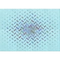 thumbnail image 1 of Ahgly Company Machine Washable Indoor Rectangle Transitional Denim Blue Area Rugs, 2' x 4', 1 of 7
