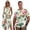 Beautiful Hawaiian Flowers, variant on Mens Casual Shirts Hawaii Dress Red Polynesian Tribal Washable Couple Matching Outfits Summer Dress with Pockets for Summer Vacation Trip Soft and Comfortable