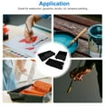 thumbnail image 3 of OUNONA 3Pcs Stackable Plastic Paint Trays Black Large Capacity for Pigment Mixing and Storage, 3 of 8