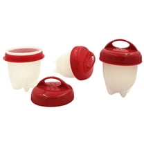 As Seen on TV - Silicone Egg Hard-Boiled Pods Mini-Omelets Benedict Cooker Dishwasher Safe- Set of 4