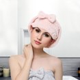 thumbnail image 5 of Quick Drying Hair Towels Set Soft And Highly Absorbent Microfiber Bath Towels For Women And Men, 5 of 5