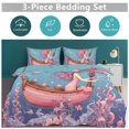 thumbnail image 6 of Ocean Mermaid Coral Bedding Sets Twin Duvet Cover 3 Piece Cute Bed Set for Boys Girls Kid, 6 of 6