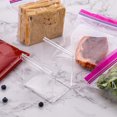 thumbnail image 3 of Zruodwans Food Storage Bag Stand BPA-Free Reusable Zipper Lock Filling Freezer Bag Stand Hands-Free Spill Prevention Sandwich Bag Rack Holder Kitchen Supplies, 3 of 7