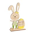 thumbnail image 1 of Qocolhg Ornements de Bureau Décorations de Pâques Décor en Bois Lapin Rustique Panneau Debout Centre de Table de Pâques pour Salon Chambre Bureau Salle à Manger Fête à Domicile Cadeaux de Noël Anniversaire, 1 of 8