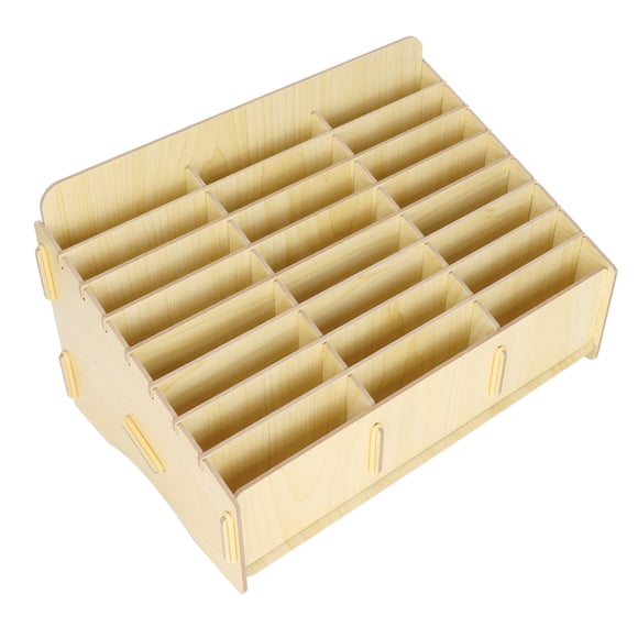 Caja De Almacenamiento Para Teléfono Celular, Soporte De Madera Para Teléfono Celular, Impermeable, Práctico, Respetuoso Con El Medio Ambiente, Humanizado Para Oficina Para