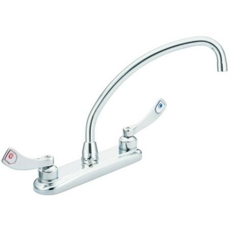 Moen 8282 M-DURA Widespread Commercial Kitchen Faucet, Chrome