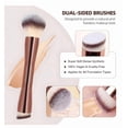 thumbnail image 3 of Set 7 Brochas Maquillaje Profesional Alto Nivel Modelo Marron, 3 of 4