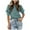 Green-30, variant on Mittory Women's Puff Sleeve Tops Summer Crewneck Loose Casual Blouse Shirts