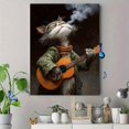 thumbnail image 4 of Fox Illustration Canvas Print, Vintage Wildlife Wall Art for Living Room, Bedroom, Office, Hallway, Cafe & Kitchen, 4 of 8