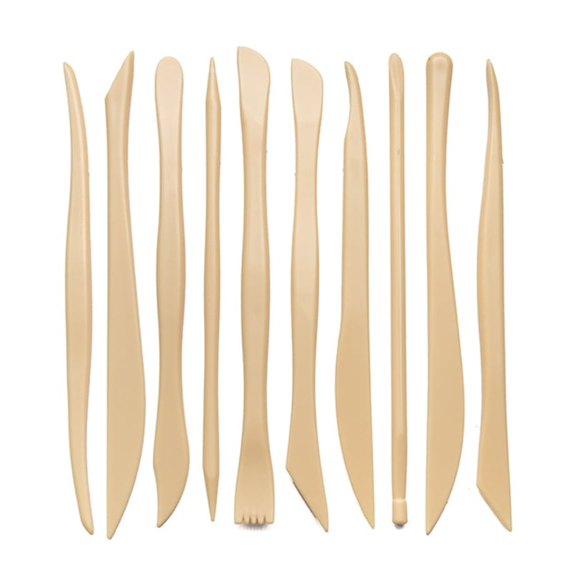 30pcs DIY Clay Pottery Tool Set Double Sided Ceramics Sculpting Carving Drill Pen Tools with Carrying Bag for Beginners Professionals