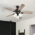 thumbnail image 2 of Portage Bay Miller Park Ceiling Fan w/ 5 Reversible Blades & Motor, 44", Bronze, 2 of 7
