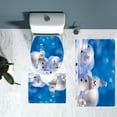 thumbnail image 4 of ufehgfjh My Order Christmas Bathroom Mat Set Non Slip Bath Mats and Rugs for Shower Toilet Cover and Bathtub Rug Soft and Absorbent Flooring Accessories for Home Decor 3 Piece, 4 of 5
