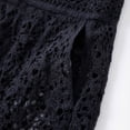 thumbnail image 2 of Women's Crochet Lace Swim Skirt with Built-In Shorts for Beach and Pool, 2 of 4