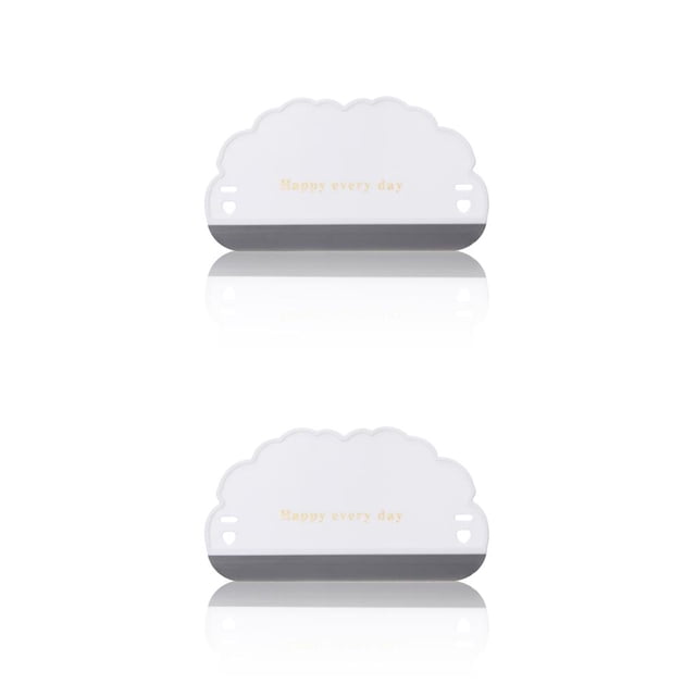 Bewildely Limpiaparabrisas en forma de nube, raspadores suaves para cocina, baño, ventanas de baño, herramientas de limpieza multiusos, Type2 NO2