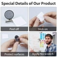 thumbnail image 4 of 20 Pack Fridge Refrigerator Magnets, Strong Magnetic Clips for Whiteboard, Office, Locker, Photo Displays, Heavy Duty Magnetic Clips (30mm Wide), 4 of 8