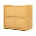 thumbnail image 4 of Tot Mate Toddler 2 Tier Wooden Shelf Storage, Children's Furniture, Maple, 15"Lx24"Wx23.5"H, RTA, 4 of 7