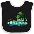 thumbnail image 3 of Inktastic Turks and Caicos Islands Boys or Girls Baby Bib, 3 of 4