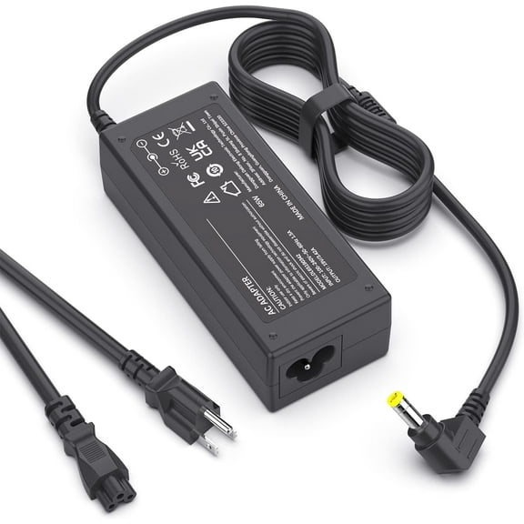 Jippofu 19V Power Cord Compatible with HP Monitor VH240A, 22CWA, 23ES, 24M, 25VX, 27EB, 27BW, 27ER, 27ES, 25XW, 25BW, ; 20" Power Supply