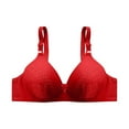 thumbnail image 3 of Hfnxid Women Bras Under $ 5.00,Woman's Embroidered Glossy Comfortable Breathable Bra Underwear No Rims, 3 of 4
