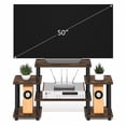 thumbnail image 6 of Furinno TURN-N-TUBE 6-Shelf Entertainment Center for TVs up to 32" Amber Pine, 6 of 6