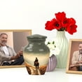 thumbnail image 6 of JAGASY Cowboy Miniature Urn for Brother - Grey Urns for Human Ashes Keepsake - Horse Mountain & Grass Decorative Urns for Siblings - Handmade Tiny Urn for Sister - (3 Inch), 6 of 7