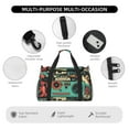 thumbnail image 4 of Kdxio Retro Pop Art Collage Travel Duffel Bag Gym Bag Weekender Travel Bag Gym Bag for Women &Men Airplane Travel Essentials for Flying, 4 of 7