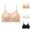 Black, variant on Women's Casual Solid Color Summer Womens Bras Comfortable Perspective Everyday Bras Rims