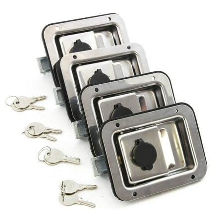 - Stainless Door Lock Trailer Toolbox RV Paddle Handle Latch New 5.5