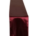 thumbnail image 5 of Balsa Circle 10 Pieces 12" x 108" Burgundy Satin Table Runners Table Top Party Linens, 5 of 5