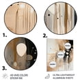 thumbnail image 3 of Designart "Mindful Abstraction in Brown III" Abstract Metal Art Print, 3 of 5