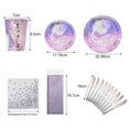thumbnail image 6 of 1 Set Cutlery Set Food Grade Mermaid Tail Theme Paper Plate Napkin Disposable Tableware Birthday Decoration, 6 of 8