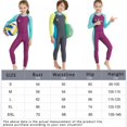 thumbnail image 4 of Kids Diving Suit Neoprene Wetsuit Long Sleeves UV Protection Swimwear S-2XL, 4 of 6