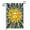 D, variant on XaaKee Small Garden Flags, Mandala Sun Vibrant Cosmic Background Garden Flag, Double-Sided High-Quality White Linen Yard Flags Outdoor Porch Decor, 12x18Inch