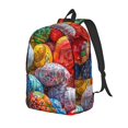 thumbnail image 1 of Balery Easter Eggs Mochila Clásica Impresa Básica para Viaje, Mochila Escolar Resistente al Agua, Mochila de Lona con Correas Ajustables-Small, 1 of 5