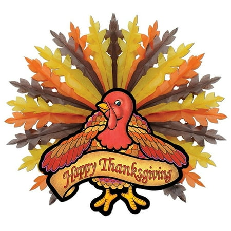 Thanksgiving Turkey Hanging Decoration (Pack of 6)