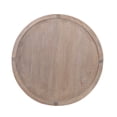 thumbnail image 2 of Porter Designs Lowell Solid White Oak Wood End Table - Brown, 2 of 6
