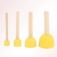 thumbnail image 4 of Pinceles de Espuma para Pintar, 4 piezas, de Madera, Plantilla, Esponja, Cepillo de Espuma, Muebles, Artesanía, Arte, Herramient de Pinta, Cepillos de Esponja Con Cuatro, 4 of 7