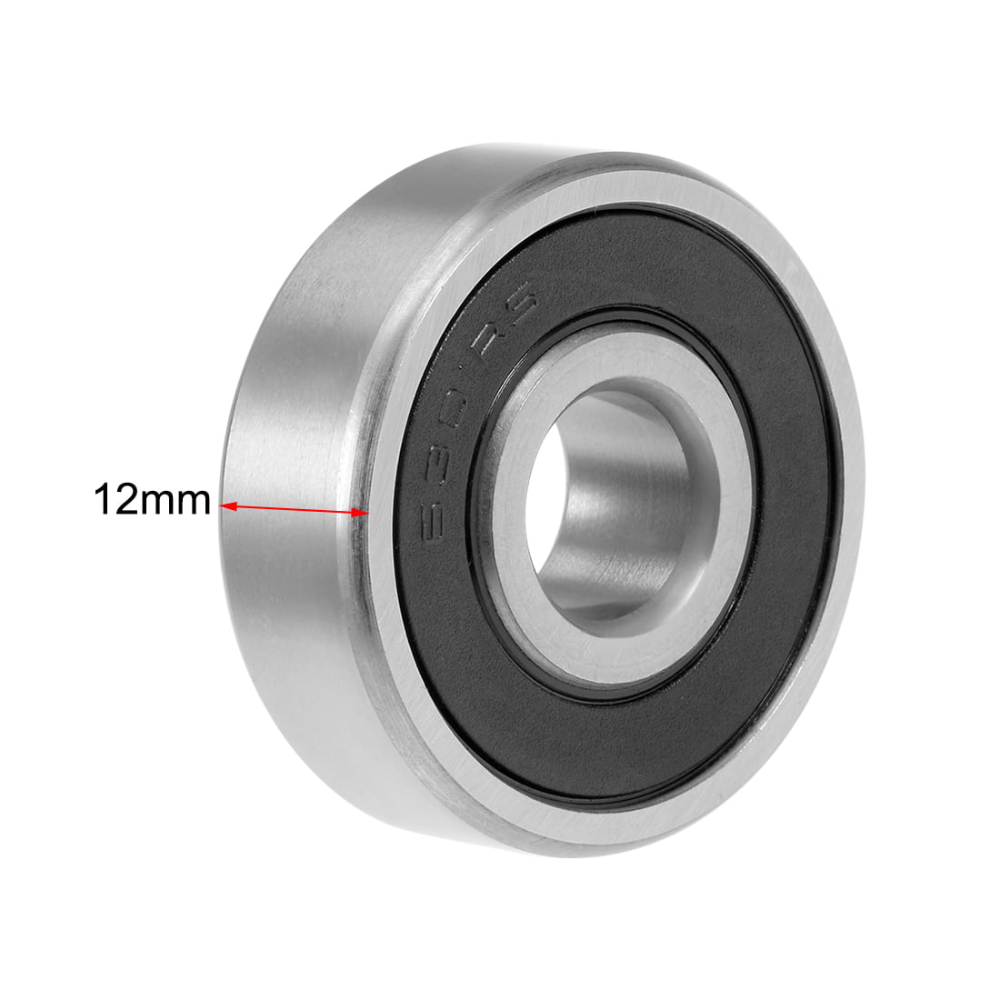 uxcell 12mmx32mmx10mm Double Row Self Aligning Ball Bearing Silver Gray 1201