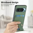 thumbnail image 6 of for Google Pixel 7 Back Case, Luxury Ultra Slim Carbon Fiber Card Slot with Kickstand Shockproof Protective, Support Car Magnetic Mount Case Cover for Google Pixel 7, Green, 6 of 8