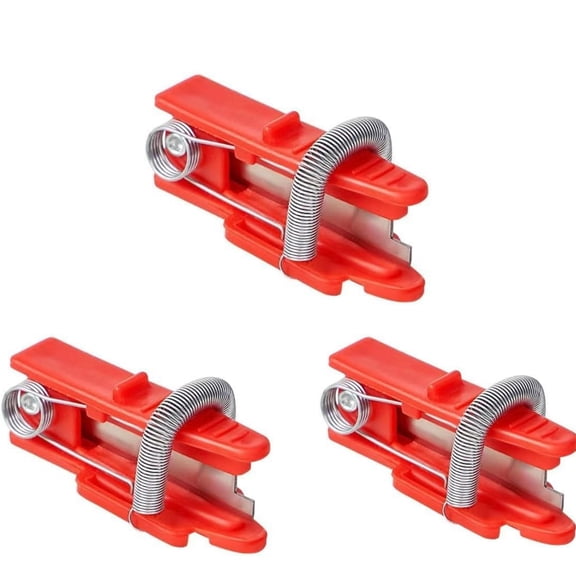 3 Pcs Spring‑Assisted Gardening Thumb Knife, Portable Finger‑Worn Plant Cutter Tool, Sharp Stainless‑Steel Blade for Picking Fruits, Trimming Soft Stems, Farm & Backyard Garden Work