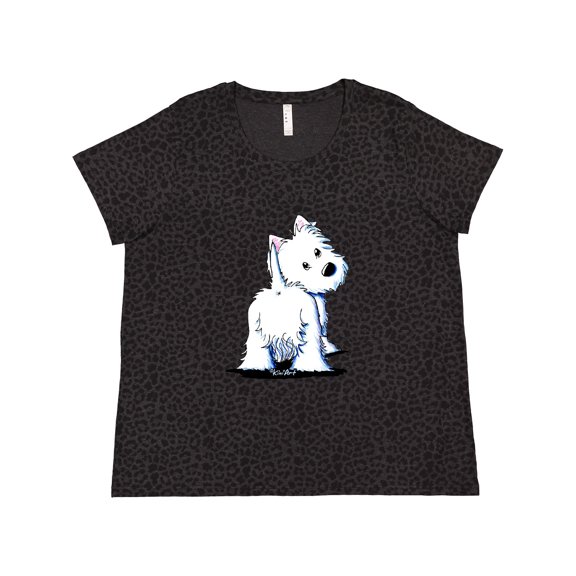 Inktastic Fluffybutt Westie Women's Plus Size T-Shirt