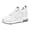 White, variant on Women's Hidden Heel Elevator Shoes, Mesh Breathable Thick Sole Platform Sneakers Modern