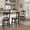 Antique Black, variant on iNSPIRE Q Sheena Transitional Linen Swivel Counter Height Bar Stools, Antique Sage