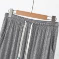 thumbnail image 7 of Tnhcen Men's Summer Lightweight Loose Fit Plus Size Lounge Pants Breathable Polyester Casual Home Wear Sleepwear Trousers XL-3XL, 7 of 7